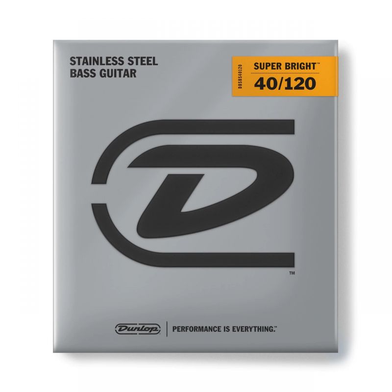 Набір струн DUNLOP DBSBS40120 SUPER BRIGHT STEEL (40-120)